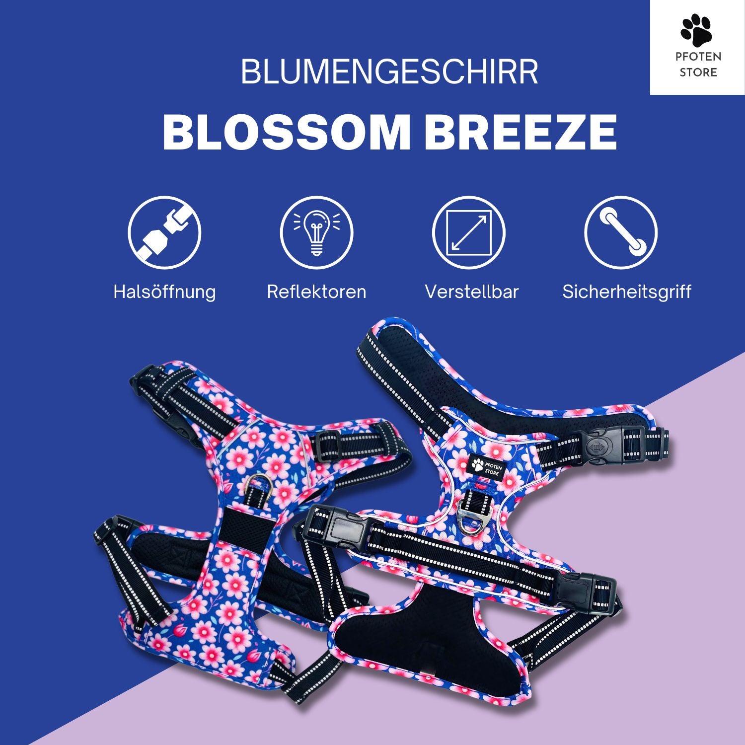 Pfoten Store - Blossom Breeze Blumengeschirr